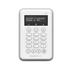 White calculator displaying 'System Disarmed' message on screen.